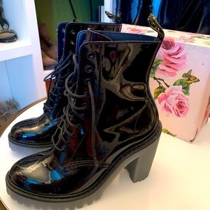 Dr. Martens Black Patent Leather